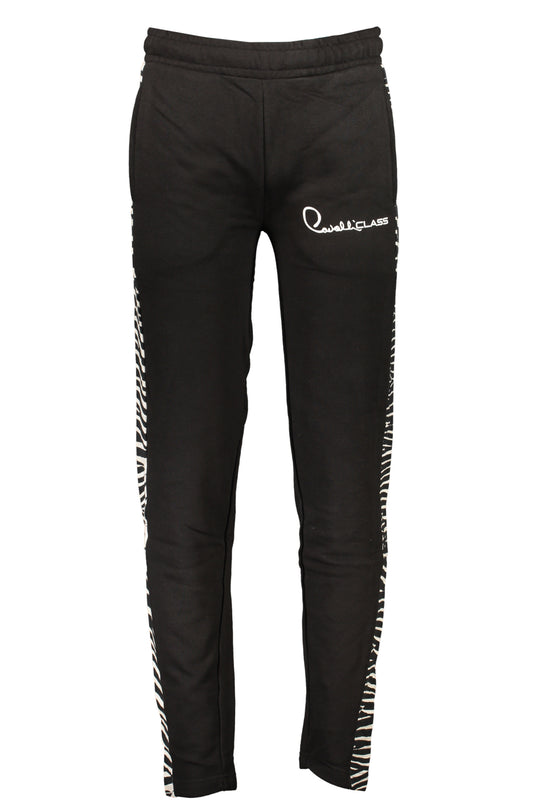 CAVALLI CLASS PANTALONE UOMO NERO