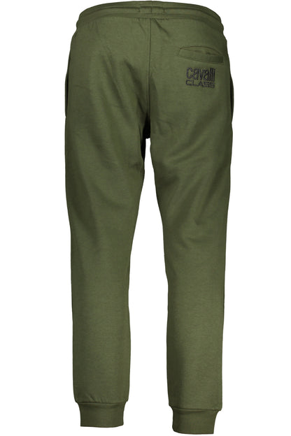 CAVALLI CLASS PANTALONE UOMO VERDE