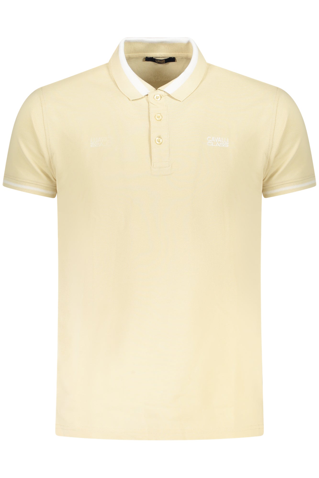CAVALLI CLASS POLO MANICHE CORTE UOMO BEIGE