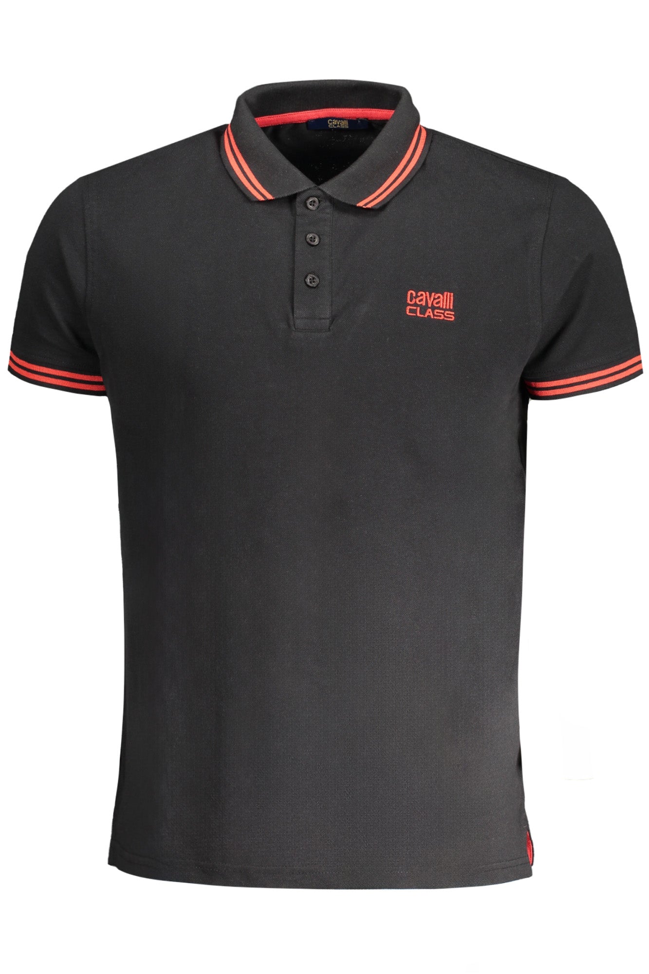 CAVALLI CLASS POLO MANICHE CORTE UOMO NERO