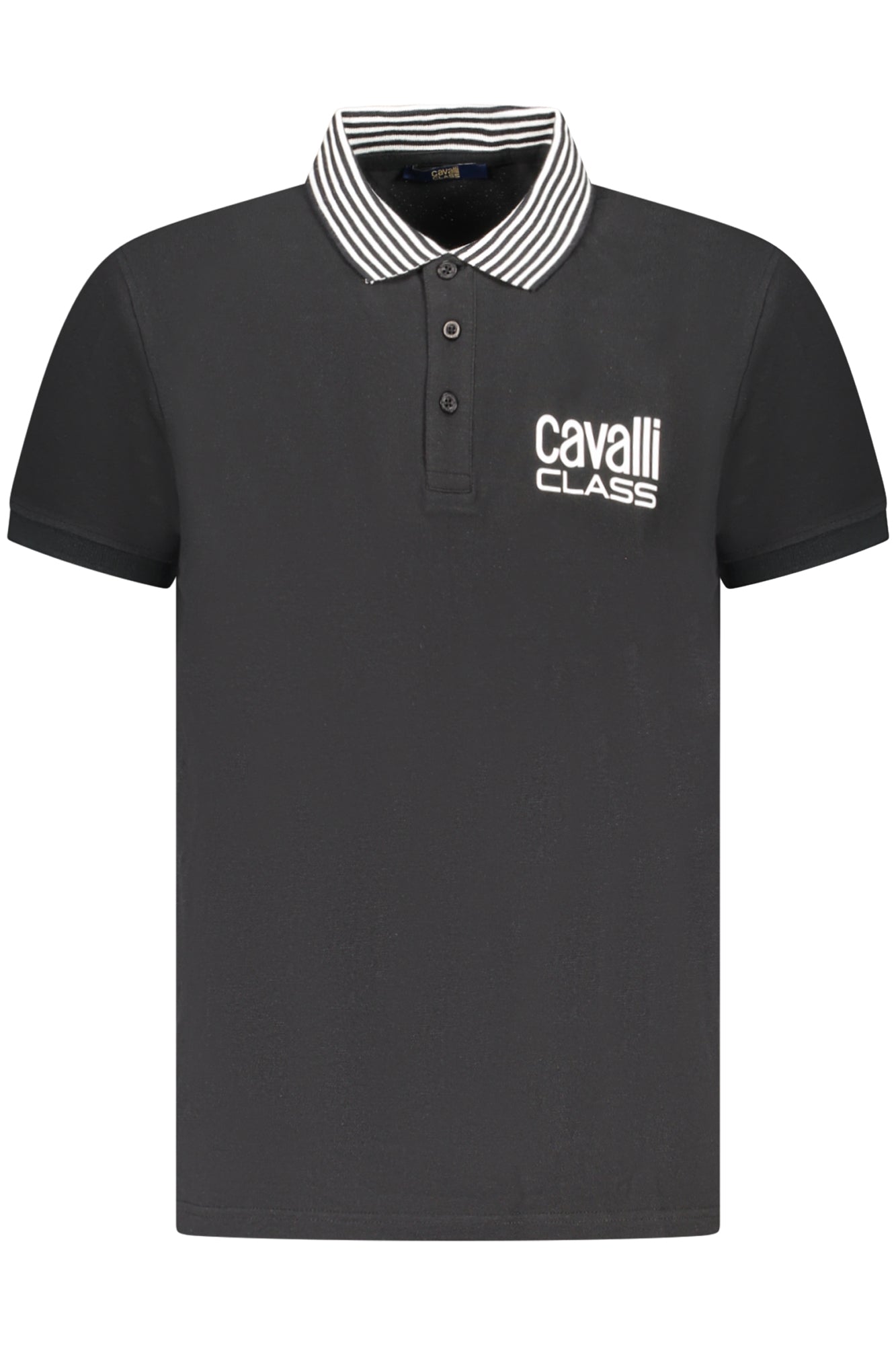 CAVALLI CLASS POLO MANICHE CORTE UOMO NERO
