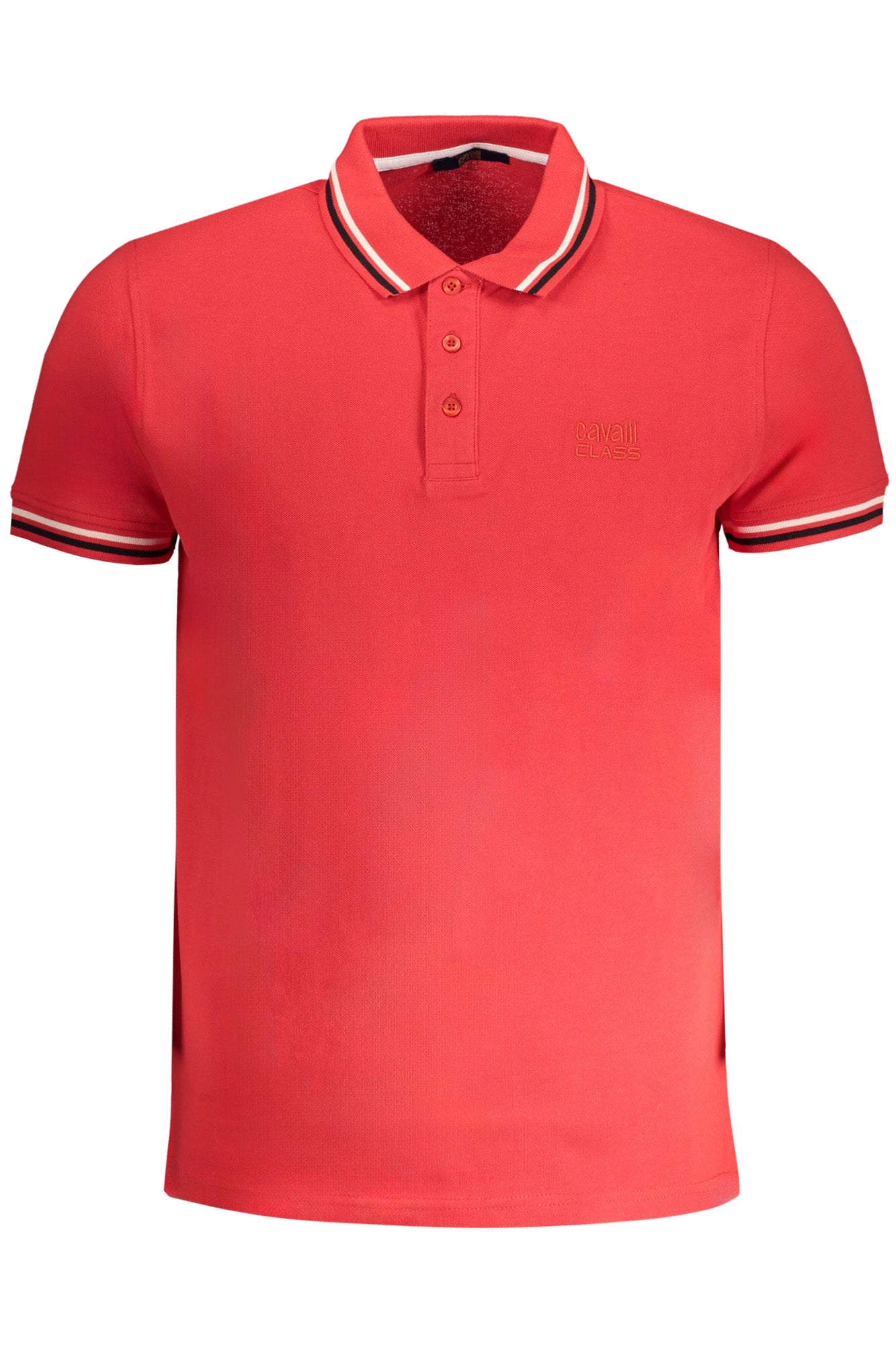 CAVALLI CLASS POLO MANICHE CORTE UOMO ROSSO