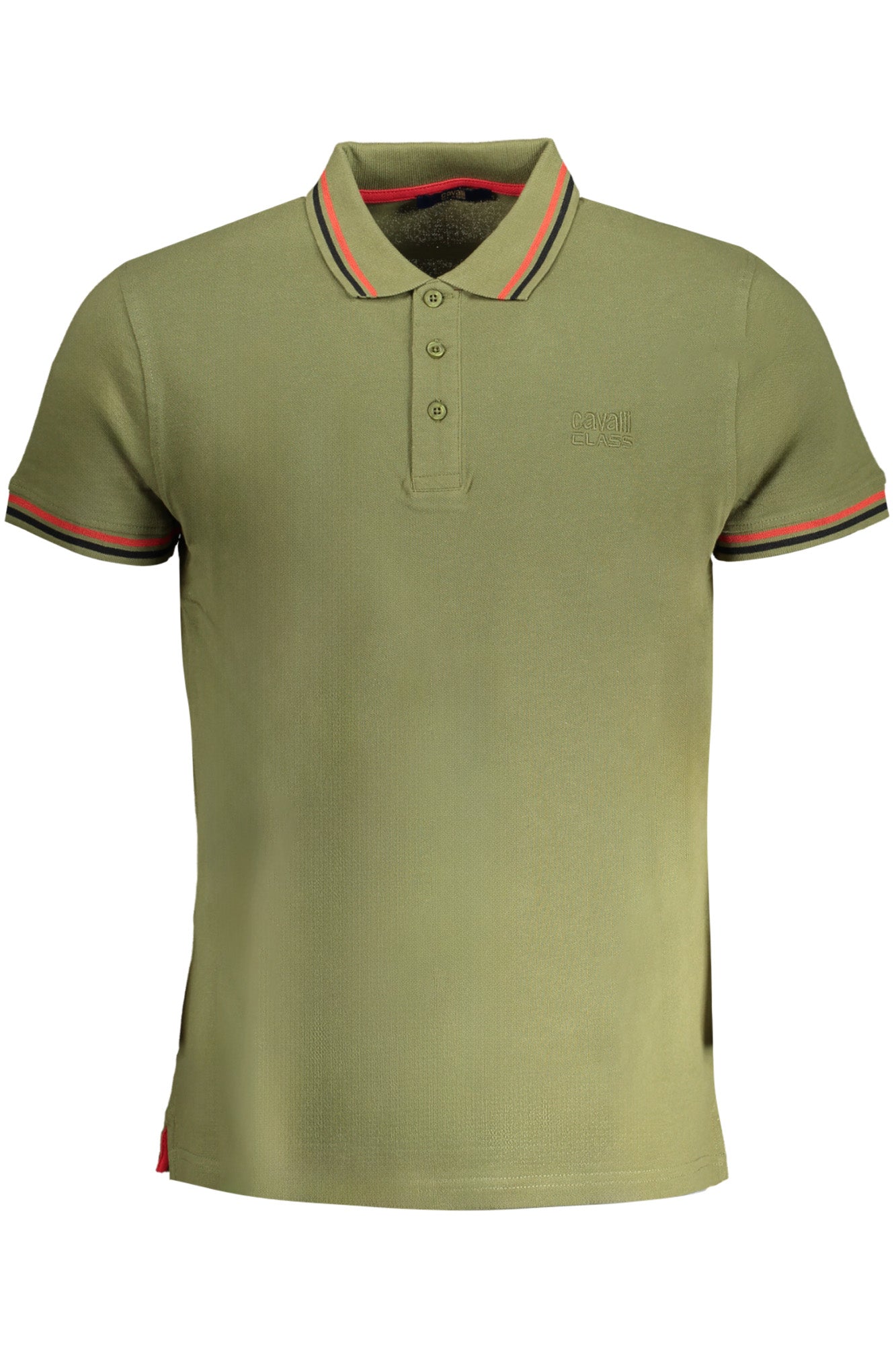 CAVALLI CLASS POLO MANICHE CORTE UOMO VERDE