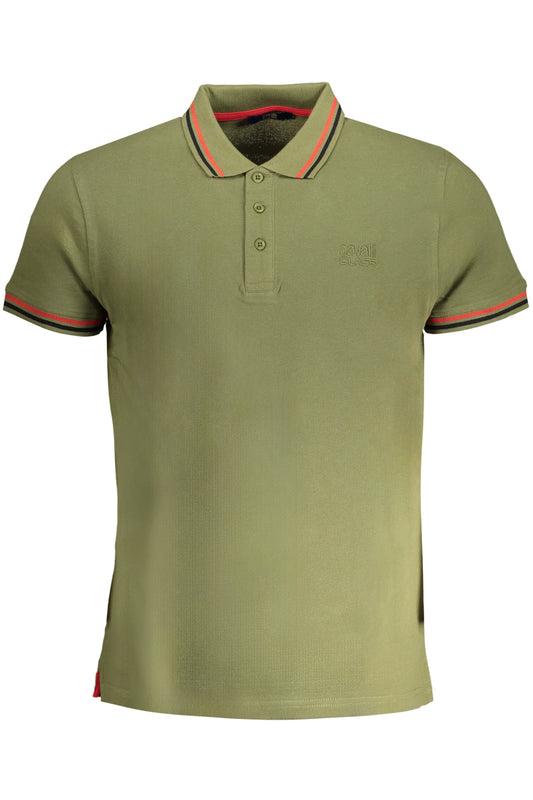 CAVALLI CLASS POLO MANICHE CORTE UOMO VERDE