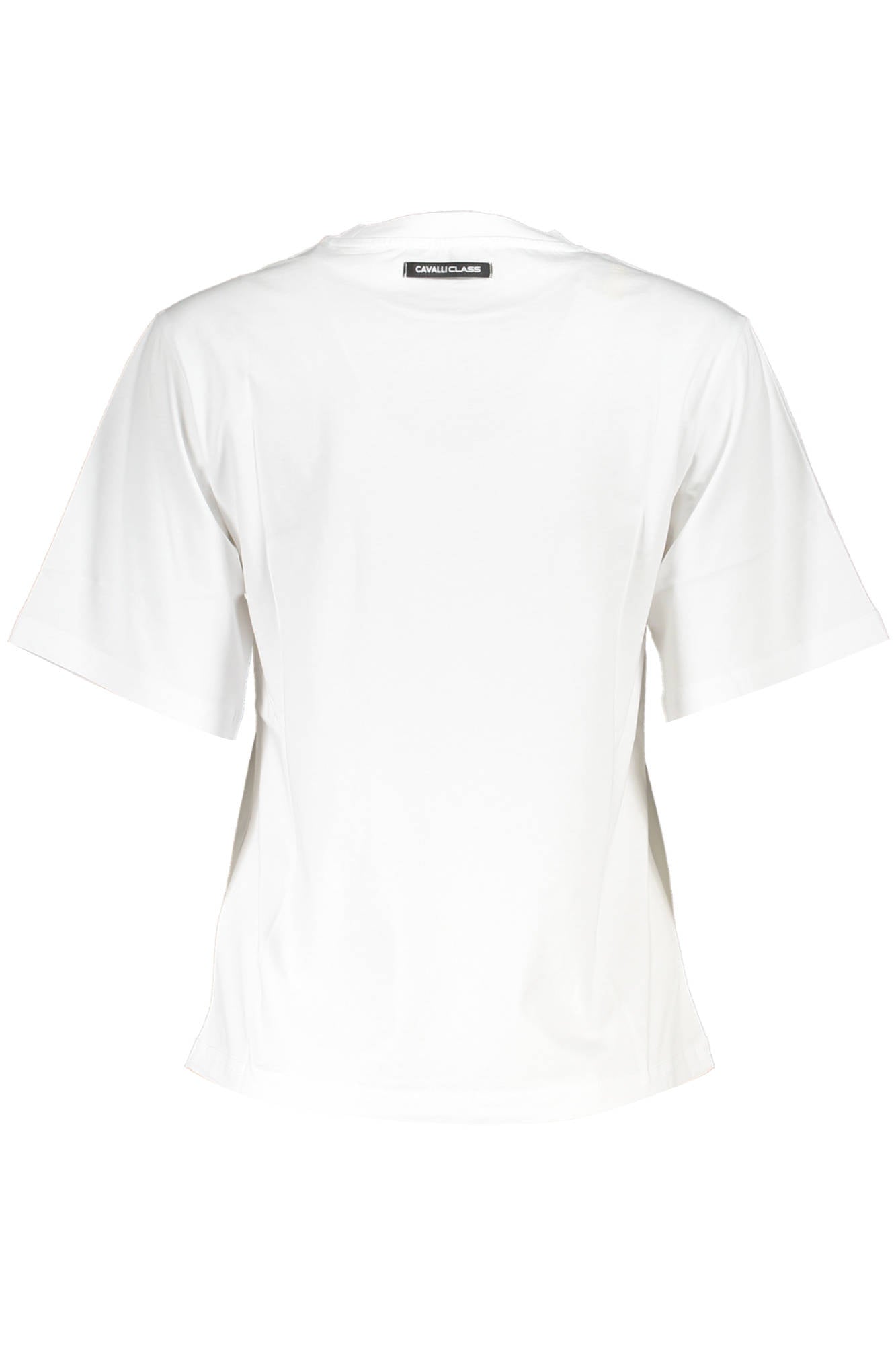 CAVALLI CLASS T-SHIRT MANICHE CORTE DONNA BIANCO