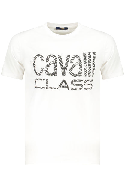 CAVALLI CLASS T-SHIRT MANICHE CORTE UOMO BIANCO