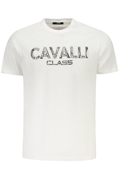 CAVALLI CLASS T-SHIRT MANICHE CORTE UOMO BIANCO