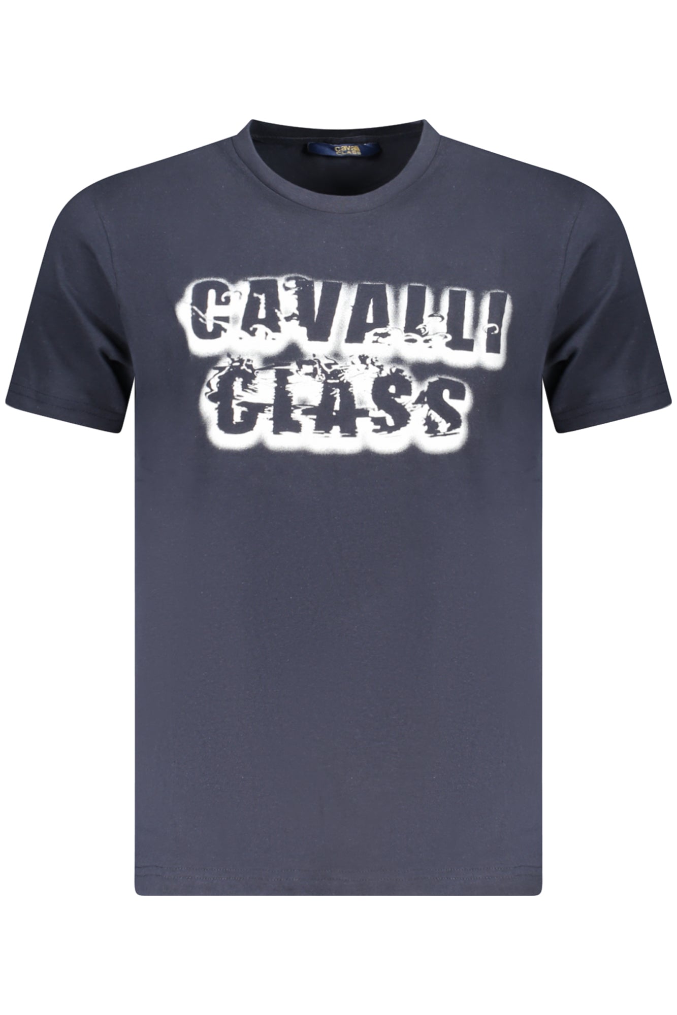 CAVALLI CLASS T-SHIRT MANICHE CORTE UOMO BLU