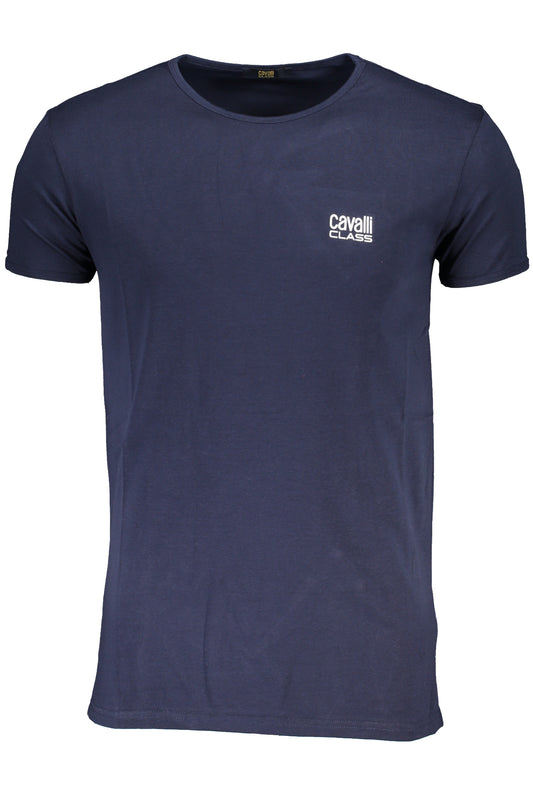 CAVALLI CLASS T-SHIRT MANICHE CORTE UOMO BLU