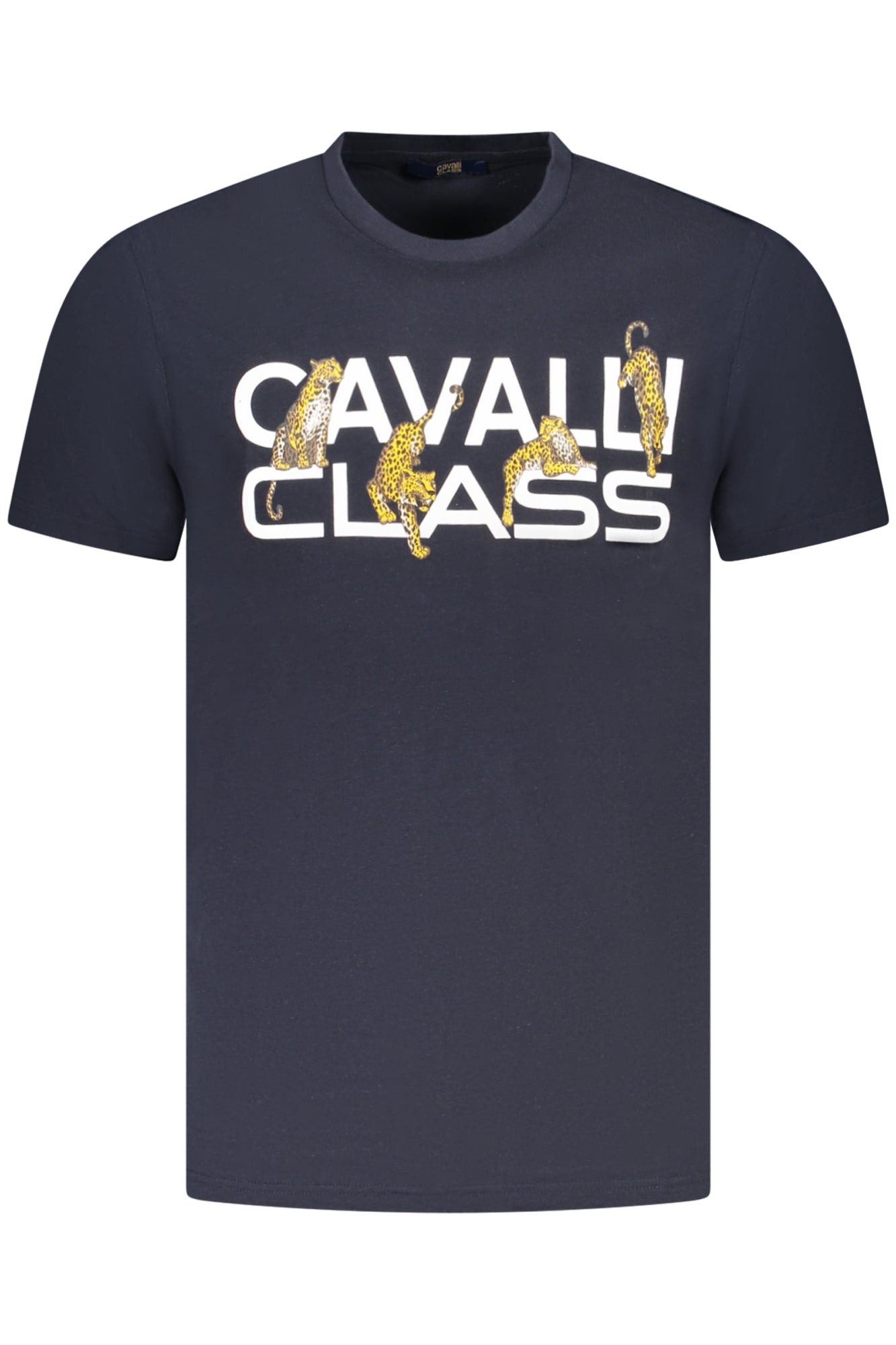 CAVALLI CLASS T-SHIRT MANICHE CORTE UOMO BLU