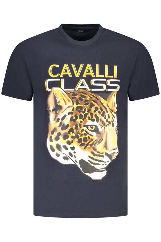 CAVALLI CLASS T-SHIRT MANICHE CORTE UOMO BLU
