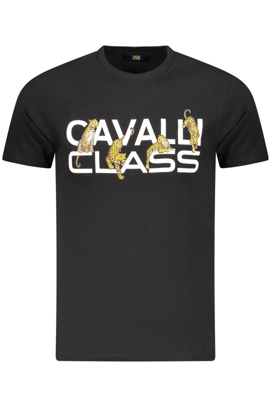 CAVALLI CLASS T-SHIRT MANICHE CORTE UOMO NERO