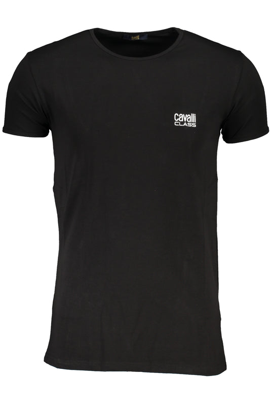 CAVALLI CLASS T-SHIRT MANICHE CORTE UOMO NERO