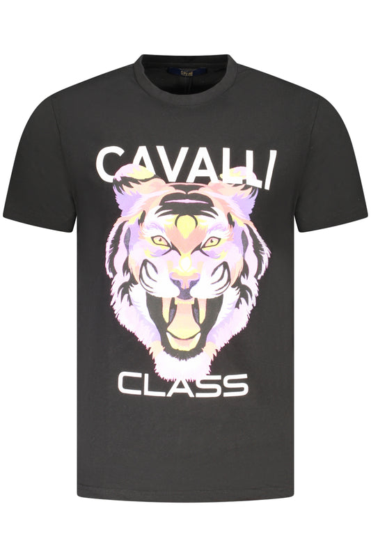 CAVALLI CLASS T-SHIRT MANICHE CORTE UOMO NERO