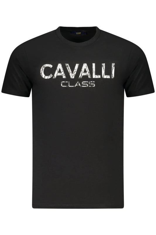 CAVALLI CLASS T-SHIRT MANICHE CORTE UOMO NERO