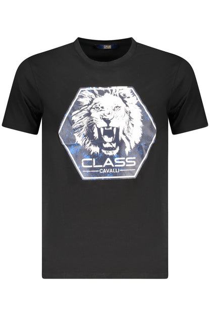 CAVALLI CLASS T-SHIRT MANICHE CORTE UOMO NERO