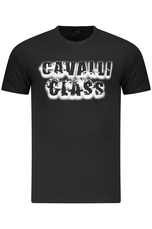 CAVALLI CLASS T-SHIRT MANICHE CORTE UOMO NERO
