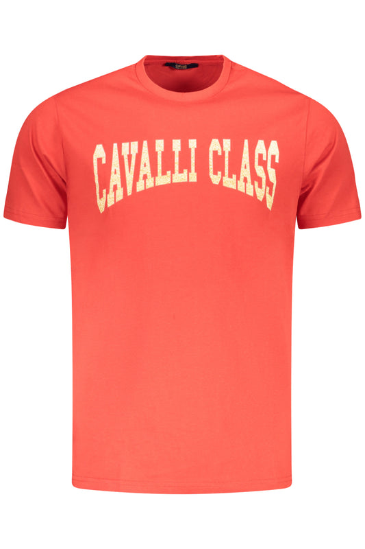 CAVALLI CLASS T-SHIRT MANICHE CORTE UOMO ROSSO