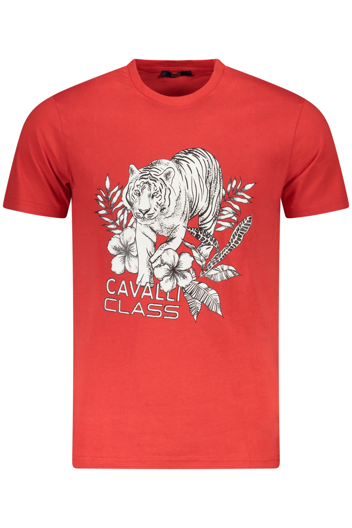 CAVALLI CLASS T-SHIRT MANICHE CORTE UOMO ROSSO