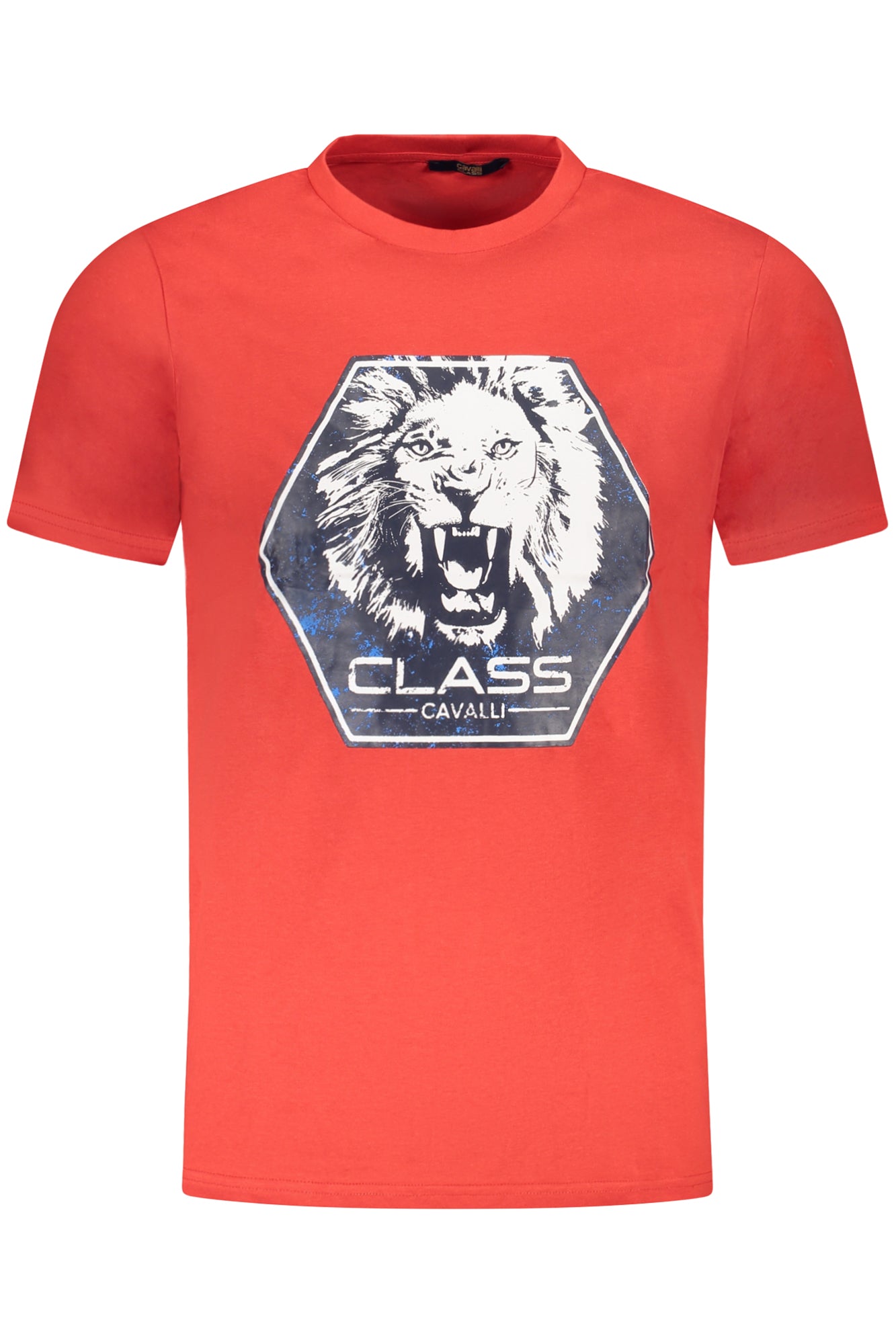 CAVALLI CLASS T-SHIRT MANICHE CORTE UOMO ROSSO