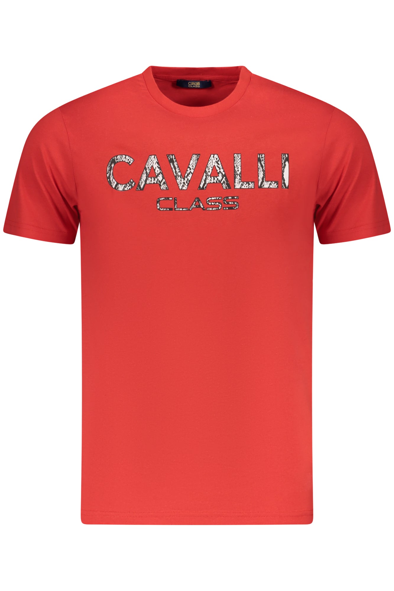 CAVALLI CLASS T-SHIRT MANICHE CORTE UOMO ROSSO