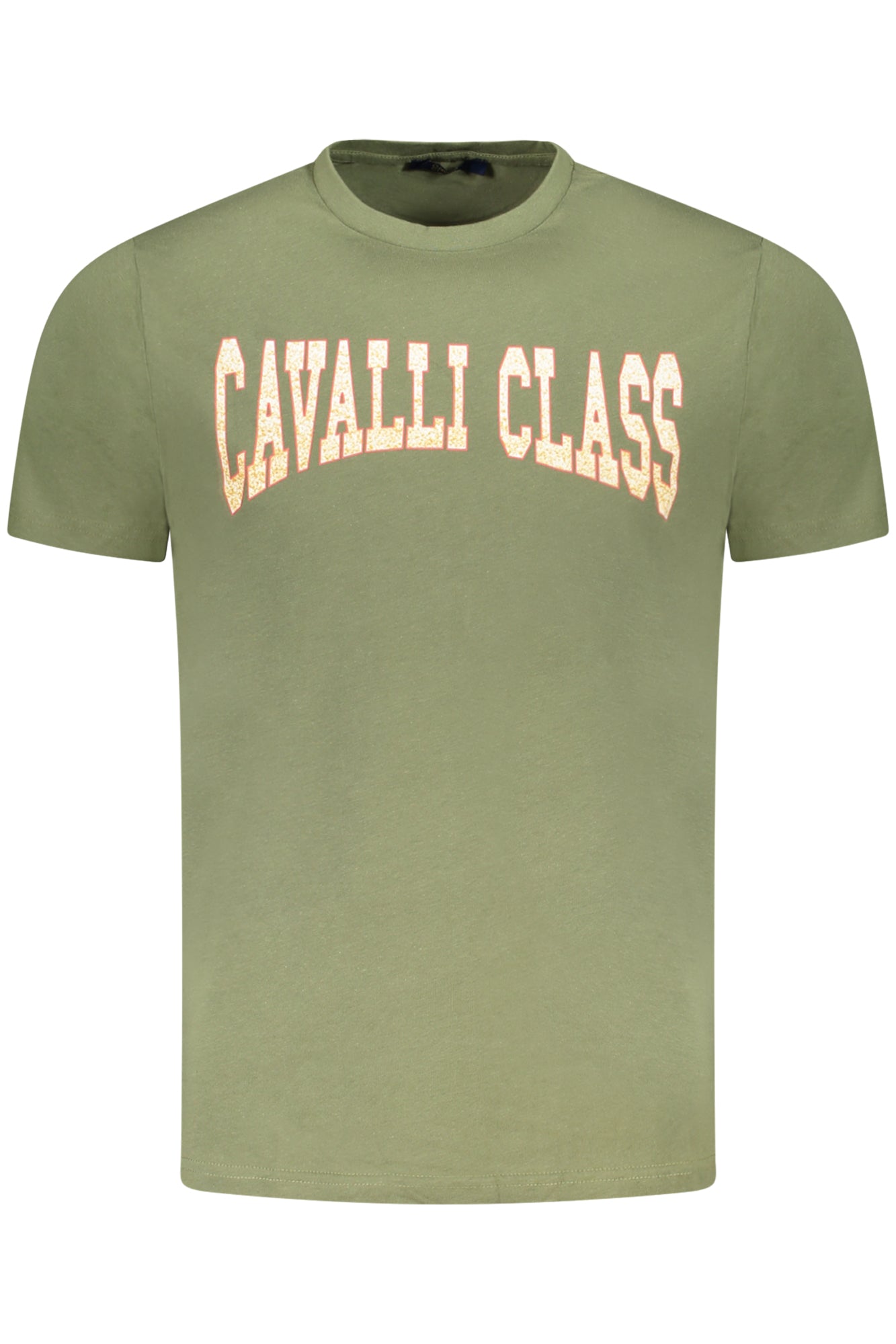 CAVALLI CLASS T-SHIRT MANICHE CORTE UOMO VERDE
