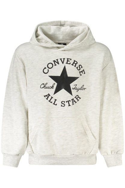 CONVERSE FELPA SENZA ZIP BAMBINO GRIGIO
