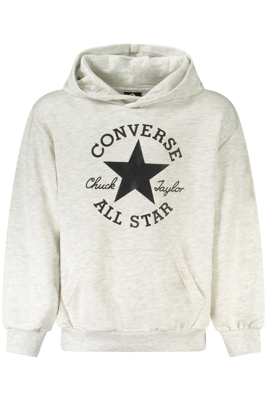 CONVERSE FELPA SENZA ZIP BAMBINO GRIGIO