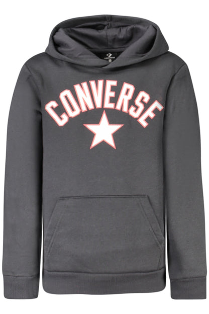 CONVERSE FELPA SENZA ZIP BAMBINO NERO
