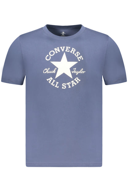 CONVERSE T-SHIRT MANICHE CORTE BAMBINO BLU