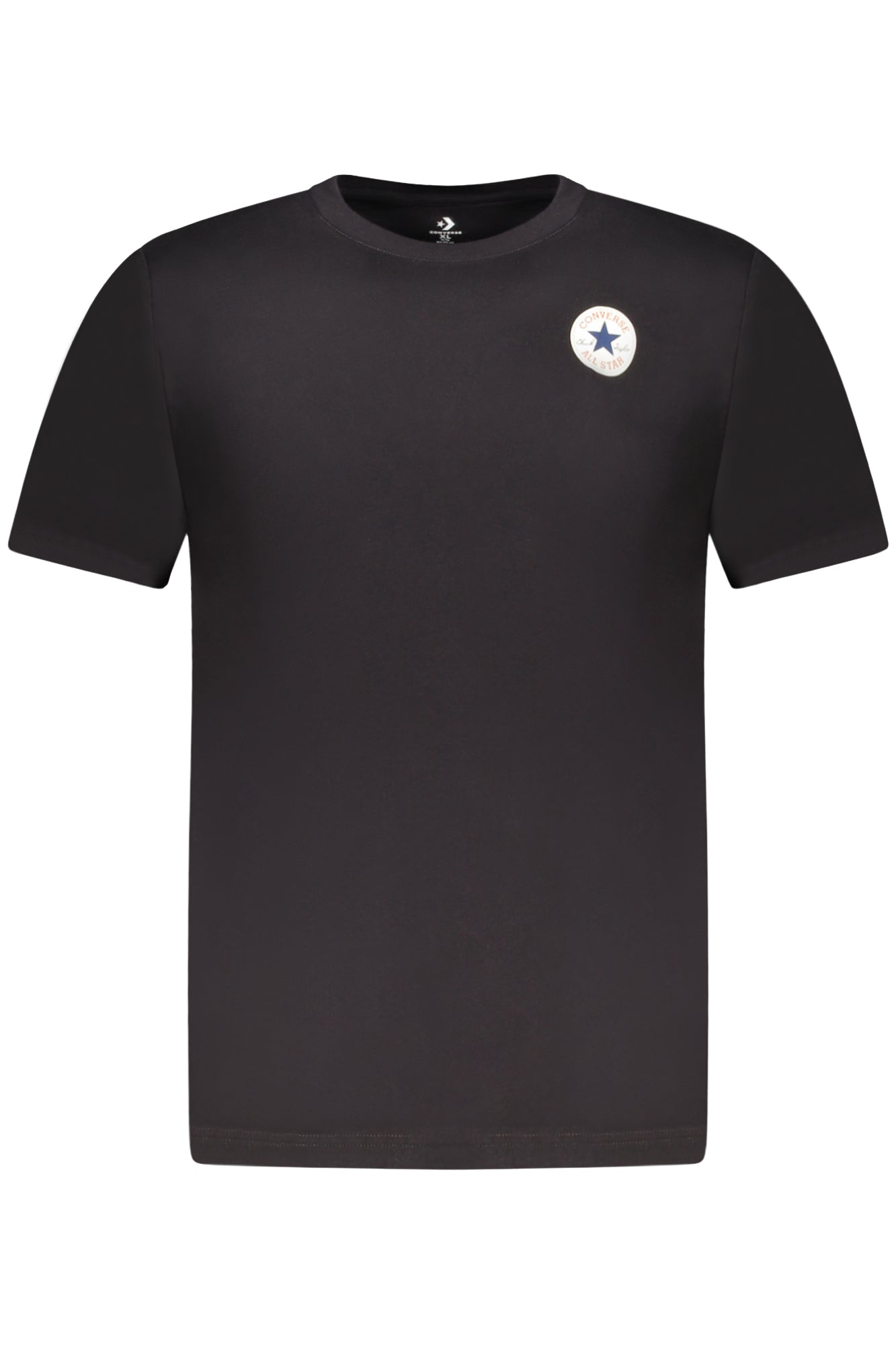 CONVERSE T-SHIRT MANICHE CORTE BAMBINO NERO