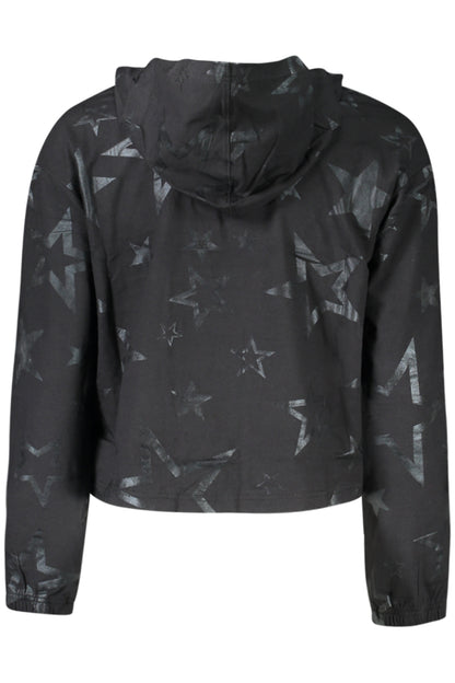 CONVERSE T-SHIRT MANICHE LUNGHE BAMBINA NERO