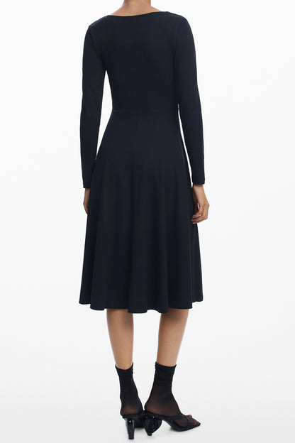 DESIGUAL ABITO LUNGO DONNA NERO