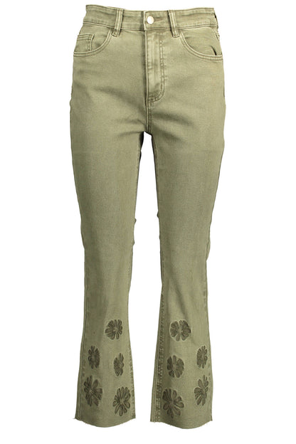 DESIGUAL JEANS DENIM DONNA VERDE