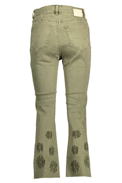 DESIGUAL JEANS DENIM DONNA VERDE