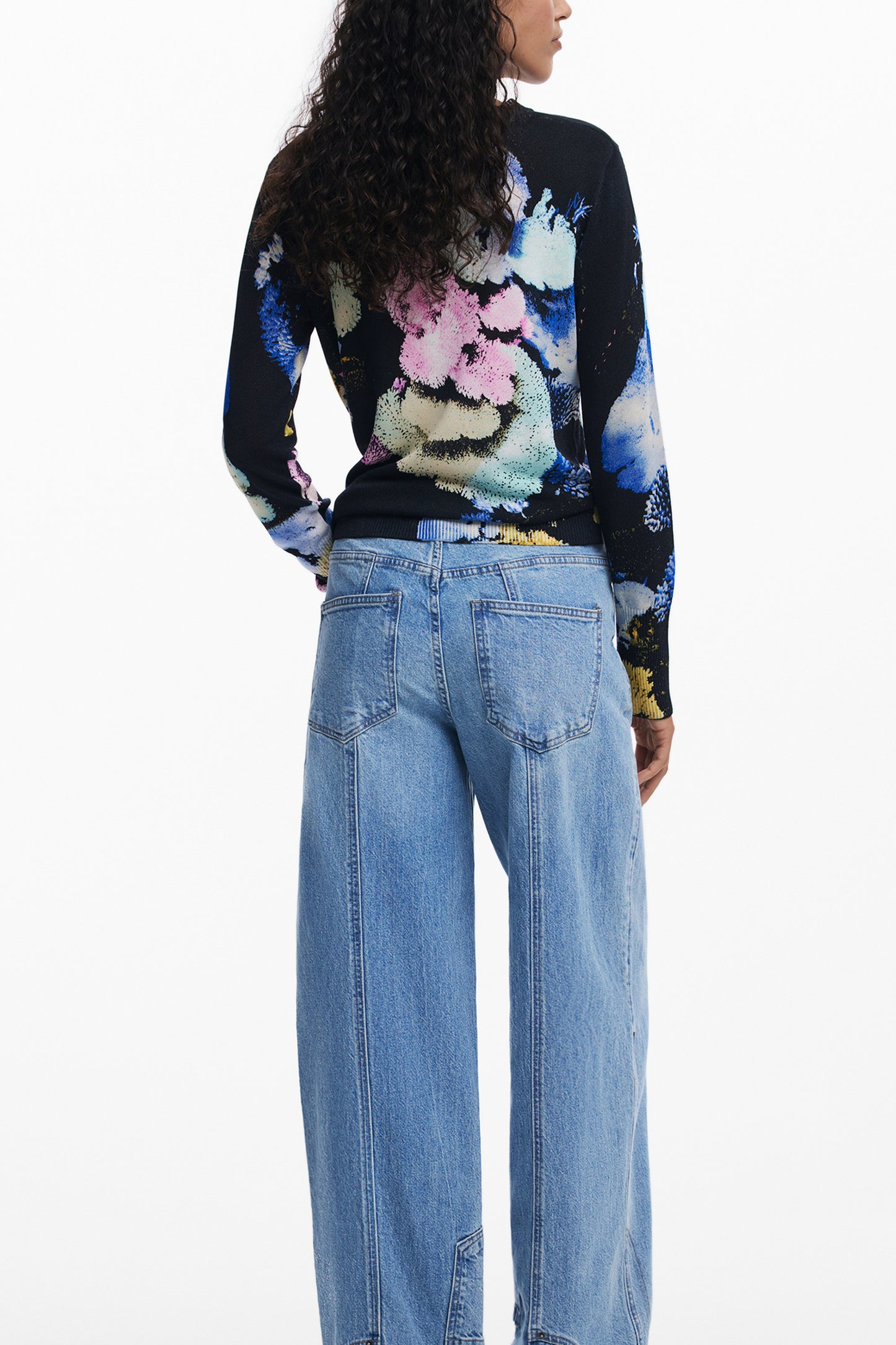 DESIGUAL MAGLIA DONNA NERO