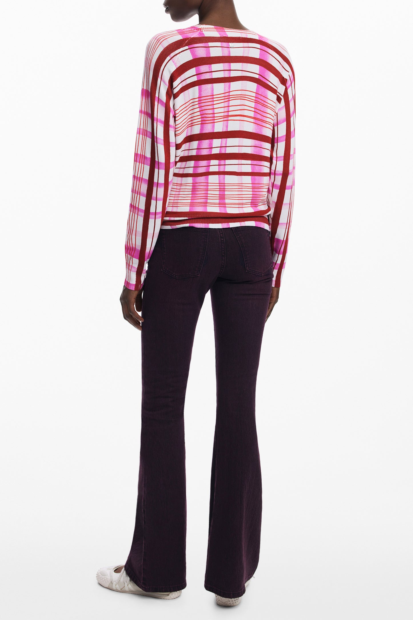 DESIGUAL MAGLIA DONNA ROSA