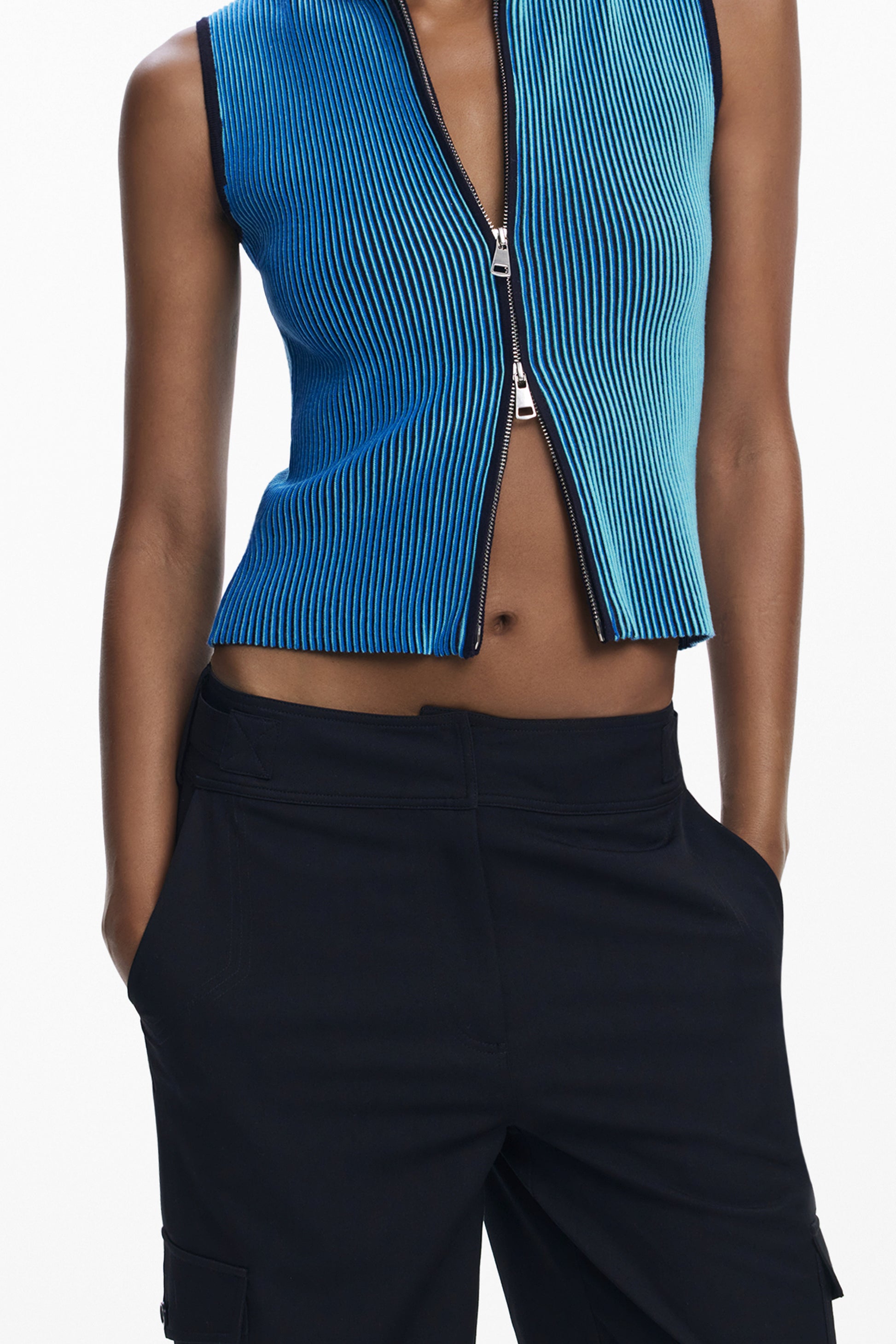 DESIGUAL PANTALONE DONNA NERO