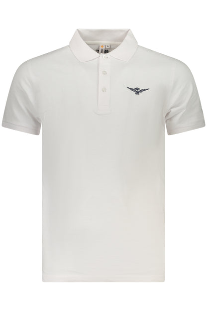ESERCITO 1659 POLO MANICHE CORTE UOMO BIANCO