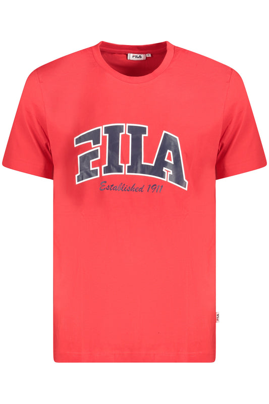 FILA T-SHIRT MANICHE CORTE UOMO ROSSO