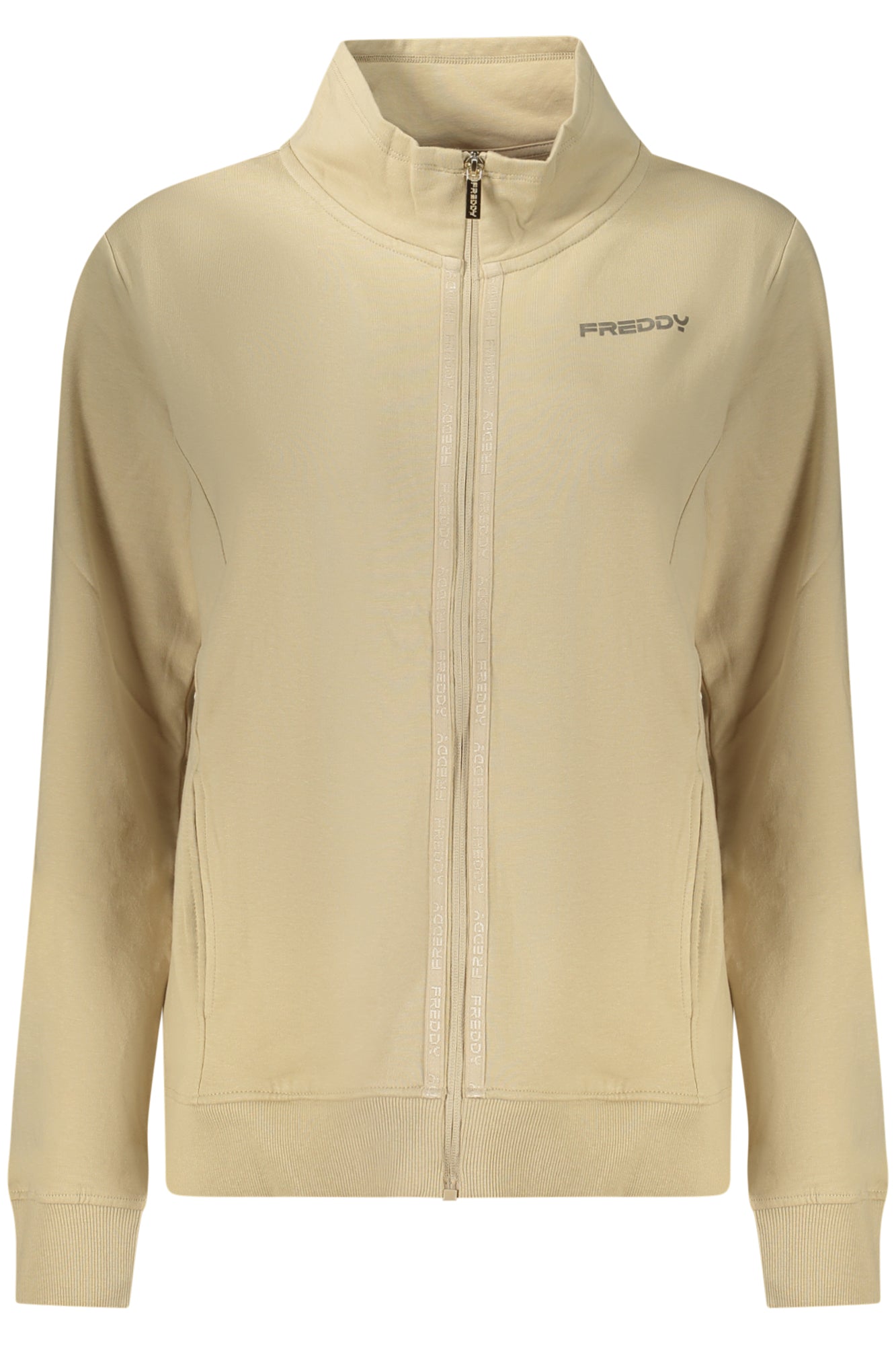 FREDDY FELPA CON ZIP DONNA BEIGE