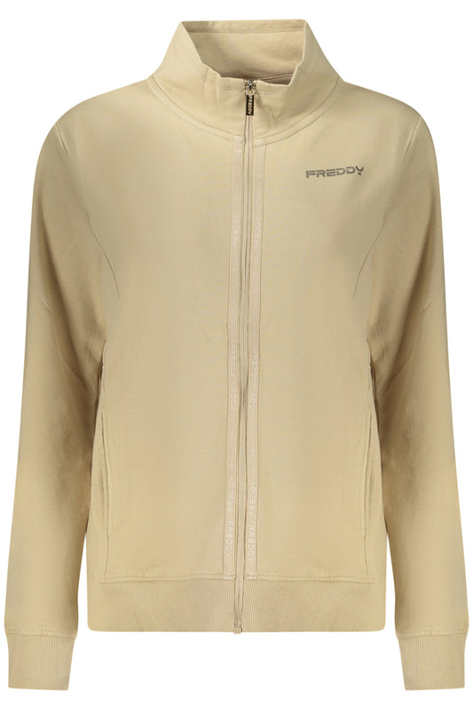 FREDDY FELPA CON ZIP DONNA BEIGE