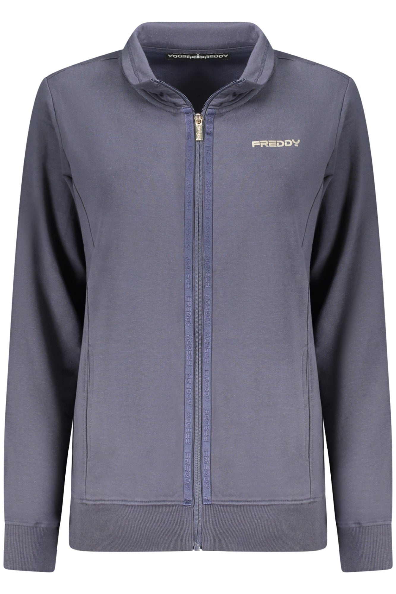 FREDDY FELPA CON ZIP DONNA BLU