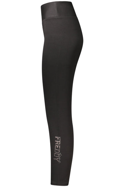 FREDDY PANTALONE TUTA LUNGO DONNA NERO
