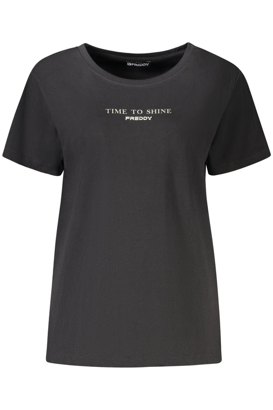 FREDDY T-SHIRT MANICHE CORTE DONNA NERO