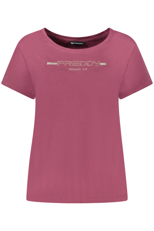 FREDDY T-SHIRT MANICHE CORTE DONNA VIOLA