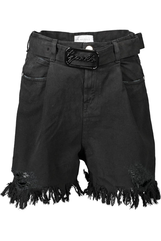 GAELLE PARIS PANTALONE SHORT DONNA NERO