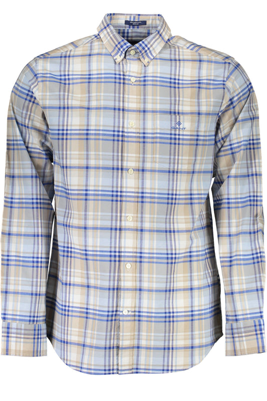 GANT CAMICIA MANICHE LUNGHE UOMO AZZURRO