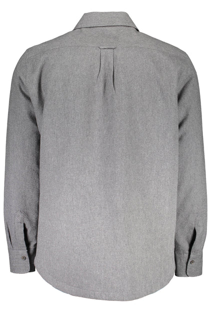 GANT CAMICIA MANICHE LUNGHE UOMO GRIGIO
