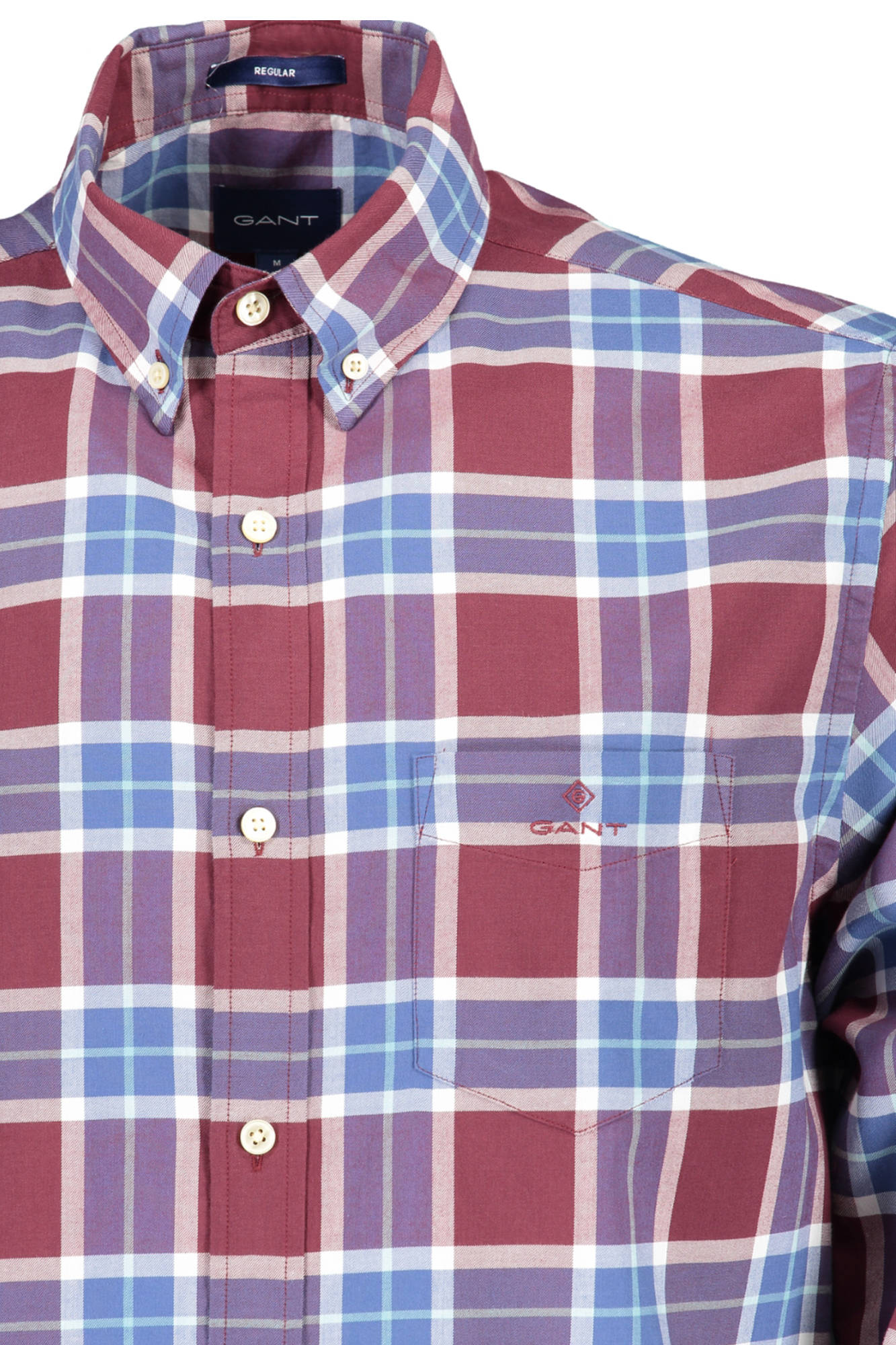 GANT CAMICIA MANICHE LUNGHE UOMO VIOLA